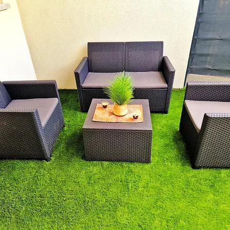 Loft & Spa-6 Pers-jacuzzi-parking-jardin-clim-colmar アパート *