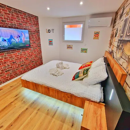 アパート Loft & Spa-6 Pers-jacuzzi-parking-jardin-clim-colmar